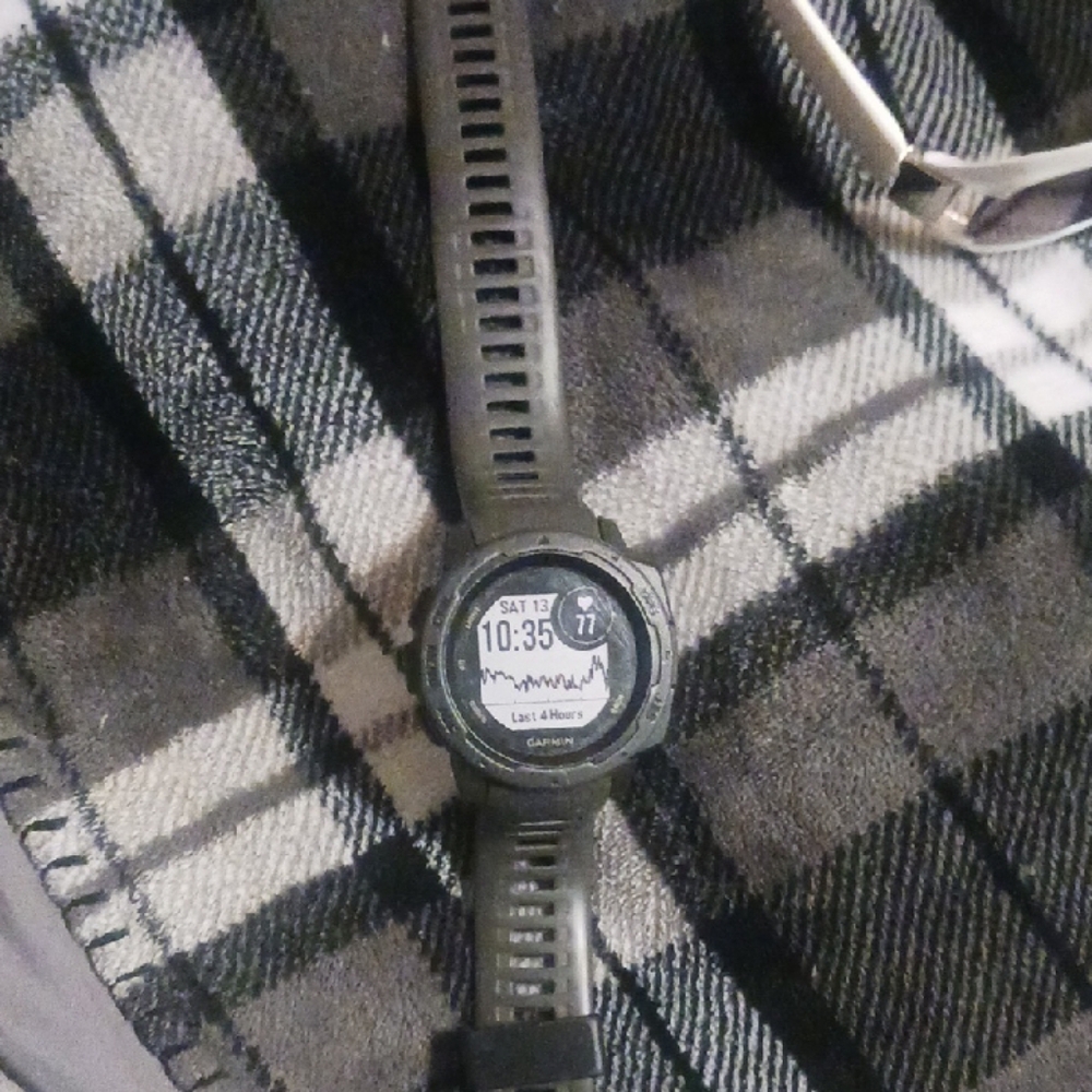 Garmin Gray and Black Smartwatch